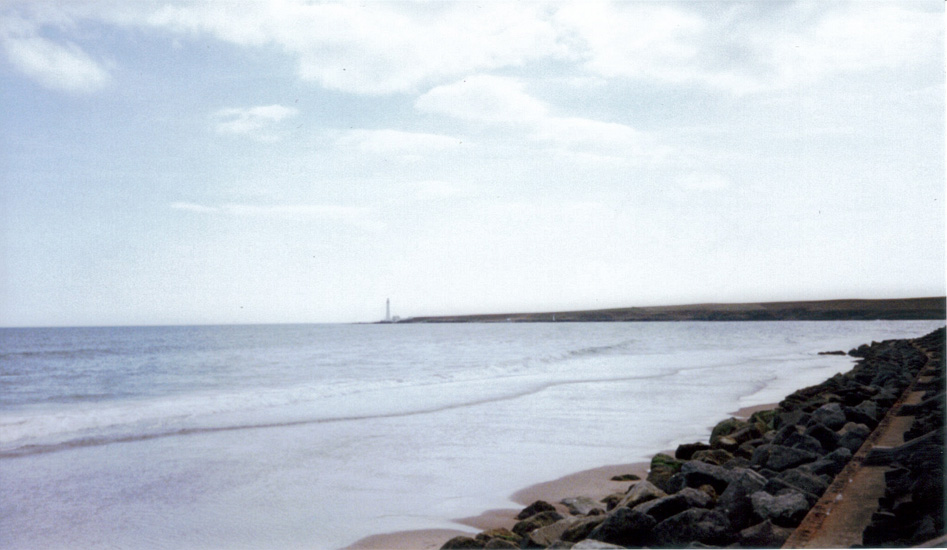 Montrose Beach towards Scurdyness Lighthouse