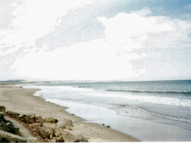Montrose Beach towards St Cyrus